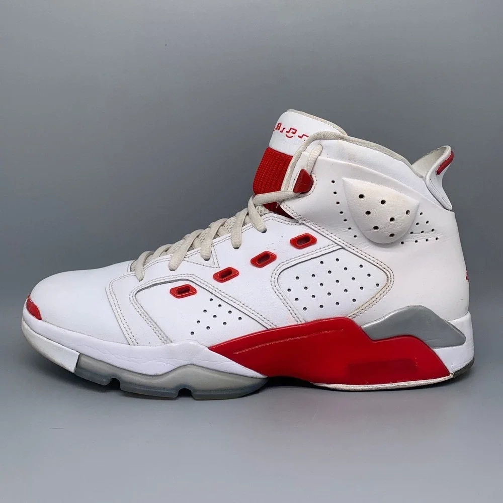 Jordan Lift Off White Red Basketball‎ Shoes DC7330-106 Men's Sz 11.5